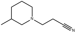 3-(3-methylpiperidin-1-yl)propanenitrile 结构式