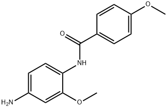 N-(4-氨基-2-甲氧基-苯基)-4-甲氧基-苯甲酰胺 结构式