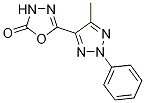 5-(5-Methyl-2-phenyl-2H-1,2,3-triazol-4-yl)-1,3,4-oxadiazol-2(3H)-one 结构式