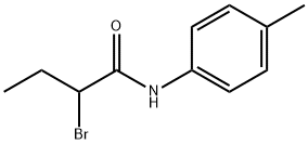 2-溴-N-(4-甲基苯基)丁酰胺 结构式