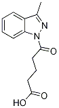 5-氧代-5-(3-甲基吲唑-1-基)戊酸 结构式