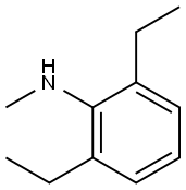 N-(2,6-二乙基苯基)-N-甲胺 结构式