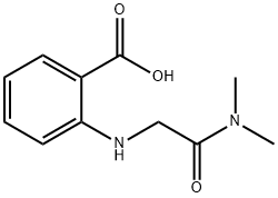 2-{[2-(二甲基氨基)-2-氧代乙基]氨基}苯甲酸 结构式