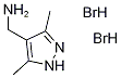 C-(3,5-Dimethyl-1H-pyrazol-4-yl)-methylaminedihydrobromide 结构式