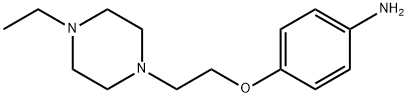 4-[2-(4-Ethyl-piperazin-1-yl)-ethoxy]-phenylamine 结构式