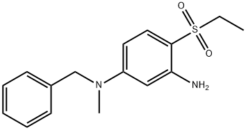 N1-Benzyl-4-(ethylsulfonyl)-N1-methyl-1,3-benzenediamine 结构式