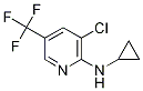 N-[3-Chloro-5-(trifluoromethyl)-2-pyridinyl]-N-cyclopropylamine 结构式