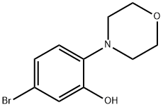 5-溴-2-(N-N-吗啉基)苯酚 结构式