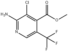 Methyl 2-amino-3-chloro-5-(trifluoromethyl)-isonicotinate 结构式