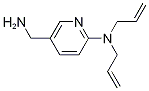 N,N-Diallyl-5-(aminomethyl)-2-pyridinamine 结构式