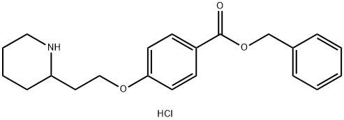 Benzyl 4-[2-(2-piperidinyl)ethoxy]benzoatehydrochloride 结构式