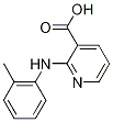 2-(2-Toluidino)nicotinic acid 结构式
