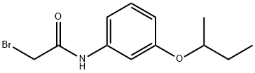 2-Bromo-N-[3-(sec-butoxy)phenyl]acetamide 结构式