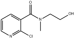 2-Chloro-N-(2-hydroxyethyl)-N-methylnicotinamide 结构式