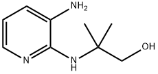 2-[(3-Amino-2-pyridinyl)amino]-2-methyl-1-propanol 结构式