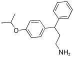 3-(4-异丙氧基苯基)-3-苯基丙烷-1-胺 结构式