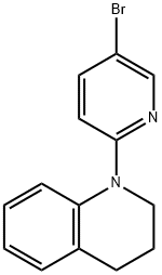 1-(5-Bromo-2-pyridinyl)-1,2,3,4-tetrahydroquinoline 结构式