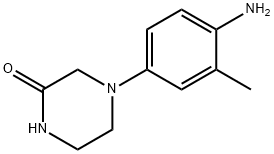 4-(4-Amino-3-methylphenyl)-2-piperazinone 结构式