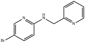 5-Bromo-N-(2-pyridinylmethyl)-2-pyridinamine 结构式