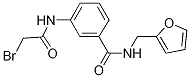 3-[(2-Bromoacetyl)amino]-N-(2-furylmethyl)-benzamide 结构式