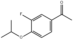 1-(3-氟-4-异丙氧芬基)乙酮 结构式