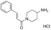 1-[(2E)-3-苯基丙-2-烯酰]哌啶-4-胺盐酸盐 结构式