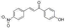 (E)-1-(4-羟苯基)-3-(4-硝基苯基)丙-2-烯-1-酮 结构式