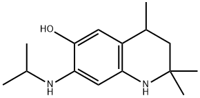 7-(Isopropylamino)-2,2,4-trimethyl-1,2,3,4-tetrahydroquinolin-6-ol 结构式