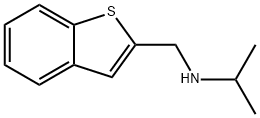 N-(1-苯并噻吩-2-基甲基)丙-2-胺盐酸盐 结构式