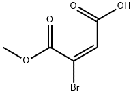 (Z)-3-Bromo-4-methoxy-4-oxo-2-butenoic acid 结构式