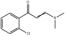 (2E)-1-(2-氯苯基)-3-(二甲基氨基)-丙-2-烯-1-酮 结构式