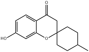 7-羟基-4'-甲基-4-螺[色满-2,1'-环己烷]酮 结构式
