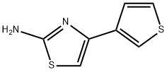 4-(噻吩-3-基)噻唑-2(3H)-亚胺 结构式