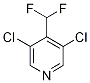 3,5-二氯-4-(二氟甲基)吡啶 结构式