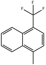 1-Methyl-4-(trifluoromethyl)naphthalene 结构式