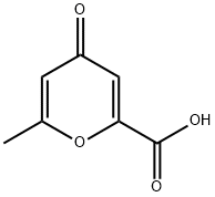 4-氧代-6-甲基-吡喃-2-羧酸 结构式