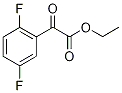 Ethyl 2,5-difluorobenzoylformate 结构式