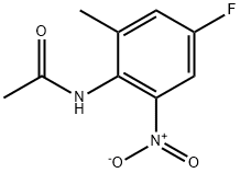 N-(4-Fluoro-2-methyl-6-nitrophenyl)acetamide 结构式