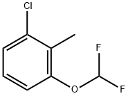 1-氯-3-(二氟甲氧基)-2-甲基苯 结构式