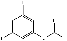 1-(二氟甲氧基)-3,5-二氟苯 结构式