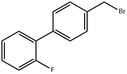 4'-(溴甲基)-2-氟-1,1'-联苯 结构式