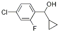 (4-Chloro-2-fluorophenyl)(cyclopropyl)methanol 结构式