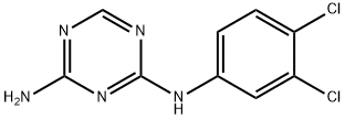 (4-氨基-S-三嗪-2-基)-(3,4-二氯苯基)胺 结构式