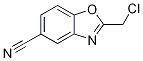 2-(Chloromethyl)-5-cyano-1,3-benzoxazole 结构式