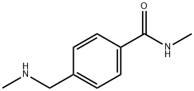 N-甲基-4-[(甲基氨基)甲基]苯甲酰胺 结构式