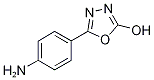 5-(4-aminophenyl)-1,3,4-oxadiazol-2-ol 结构式