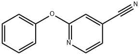 2-苯氧基吡啶-4-腈 结构式