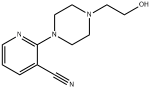 2-[4-(2-hydroxyethyl)piperazino]nicotinonitrile 结构式
