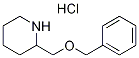 2-[(Benzyloxy)methyl]piperidine hydrochloride 结构式