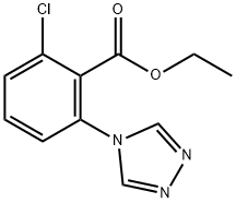 2-Chloro-6-(4H-1,2,4-triazol-4-yl)benzoic acid 结构式